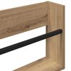 vidaXL Magazinregal 2 pcs Artisan-Eiche 60 x 12 x 30 cm Holzwerkstoff