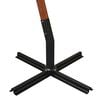 vidaXL Ampelschirm 300x300 cm Holzmast Weiß