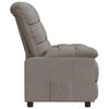 vidaXL Relaxsessel Taupe Stoff