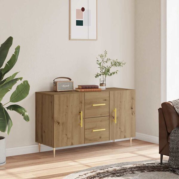 vidaXL Sideboard Artisan-Eiche 100x36x60 cm Holzwerkstoff