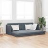 vidaXL Boden-Sofa-Bett Dunkelgrau 213 x 70 x 77 cm Samt