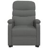 vidaXL Aufstehsessel Dunkelgrau Stoff