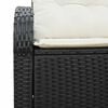 vidaXL Gartensofa Schwarz 124 x 62 x 69cm Poly-Rattan