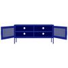 vidaXL TV-Schrank Marineblau 105x35x50 cm Stahl