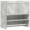 vidaXL Wandregal Wandhalterung Betongrau 80 x 36 x 80 cm Holzwerkstoff