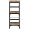 vidaXL Bücherschrank Artisan-Eiche 50x33x82 cm Holzwerkstoff