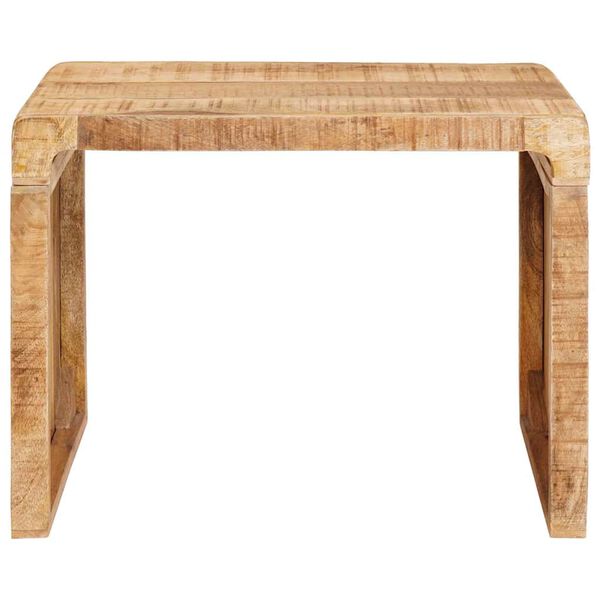 vidaXL Beistelltisch Braun 60 x 35 x 46 cm Massivholz Mango