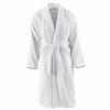 vidaXL Frottee-Bademantel Unisex 100 % Baumwolle Wei&szlig; XL