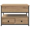 vidaXL Couchtisch Artisan-Eiche 70 x 50 x 54,5 cm Holzwerkstoff