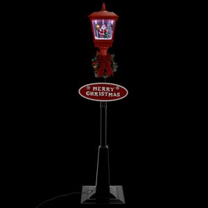 vidaXL Weihnachts-Stra&szlig;enlampe mit Weihnachtsmann 180 cm LED