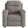 vidaXL Relaxsessel Taupe Stoff