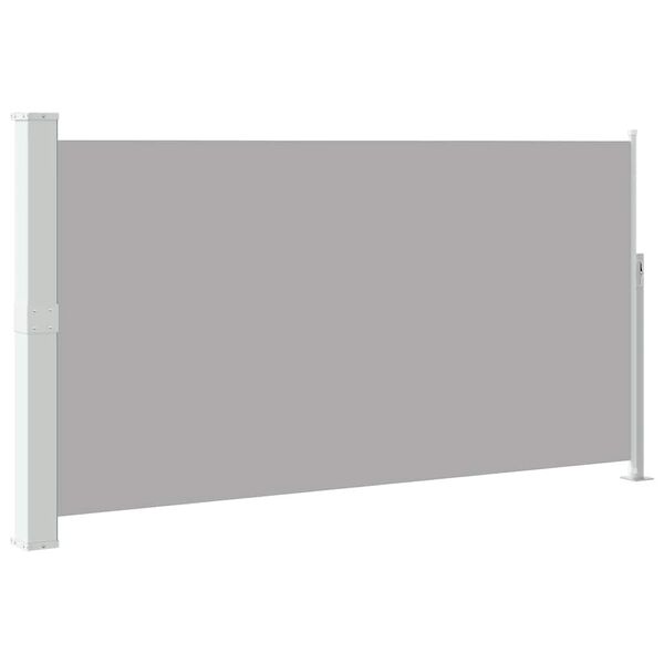 vidaXL Ausziehbare Seitenmarkise 170&times;300 cm Grau
