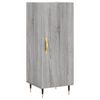 vidaXL Sideboard Grau Sonoma 34,5x34x90 cm Holzwerkstoff