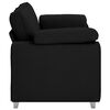 vidaXL Sofa Schwarz 180 x 77 x 82 cm Stoff