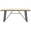 vidaXL Esstisch Eichenfarbe 200x100x75 cm MDF