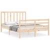 vidaXL Massivholzbett ohne Matratze 140x190 cm Kiefernholz