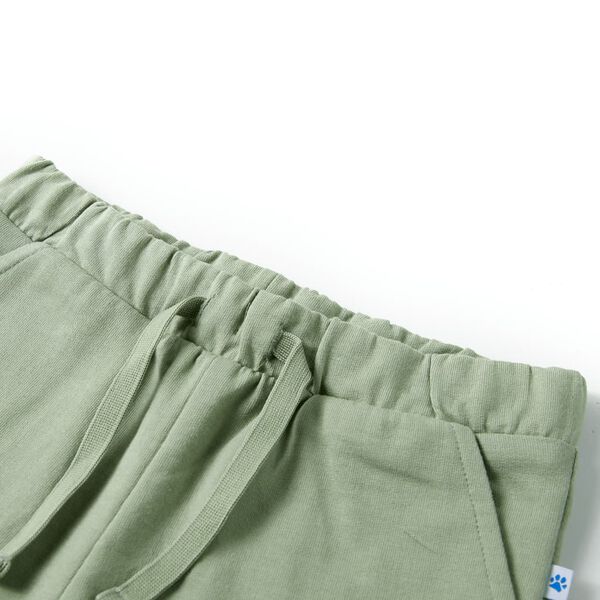 Kindershorts mit Kordelzug Helles Khaki 140