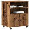 vidaXL Druckerständer Altholz 60 x 48 x 74 cm Holzwerkstoff
