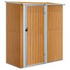 vidaXL Gartenhaus 180,5x97x209,5 cm Verzinkter Stahl Holzoptik