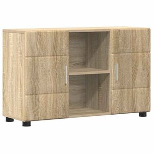 vidaXL Sideboard Sonoma-Eiche 88,5 x 30,5 x 55,5 cm Holzwerkstoff