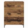 vidaXL Sideboard Altholz 69,5 x 34 x 90 cm Verbundholz und Eisen