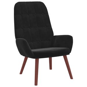 vidaXL Relaxsessel Schwarz Samt