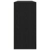 vidaXL Sideboard 2 pcs Schwarz Eichen-Optik 79 x 38 x 80 cm