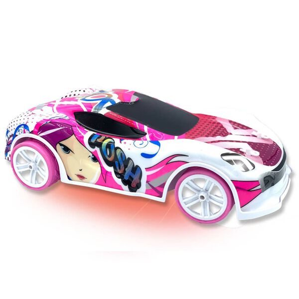 Exost Funkgesteuertes Spielzeug-Rennauto Lighting Amazone Rosa 1:14