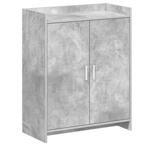 vidaXL Schuhschrank mit T&uuml;r Betongrau 73,5 x 36 x 92 cm Holzwerkstoff