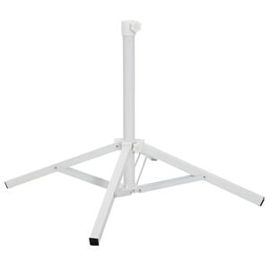 vidaXL Sonnenschirmst&auml;nder Wei&szlig; Stahl f&uuml;r 25-32 mm Mast