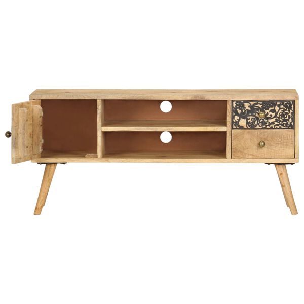 vidaXL TV-Schrank 100x30x45 cm Massivholz Mango