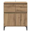 vidaXL Sideboard Artisan-Eiche 60 x 35 x 70 cm Verbundholz und Eisen