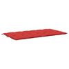 vidaXL Gartenbank-Auflage Rot 200x(50+50)x7 cm Oxford-Gewebe