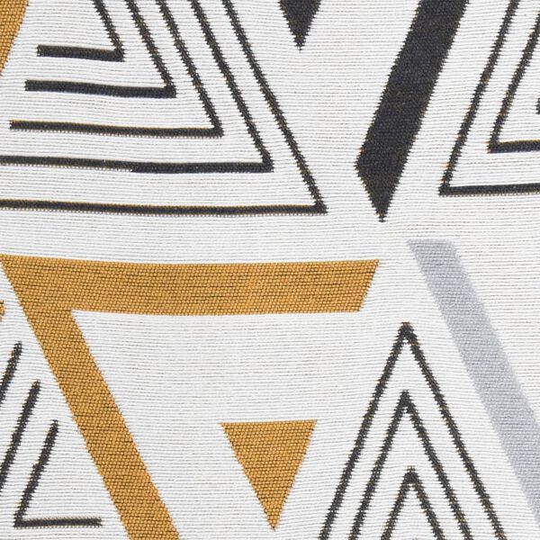 vidaXL Teppich Gelb und Grau 160x230 cm Baumwolle