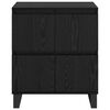 vidaXL Sideboard 2 pcs Schwarz Eichen-Optik 60 x 35 x 70 cm
