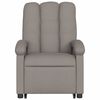 vidaXL Relaxsessel mit Aufstehhilfe Taupe Stoff