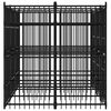 vidaXL Outdoor-Hundezwinger Stahl 5,53 m&sup2;