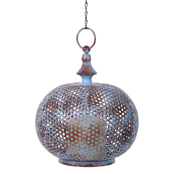 Luxform LED-Gartenleuchte Damascus Orientalisch Antik-Blau