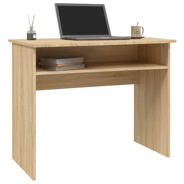 vidaXL Schreibtisch Sonoma-Eiche 90x50x74 cm Holzwerkstoff