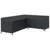vidaXL M&ouml;belbezug 250 x 180 x 80 cm 420D Oxford Stoff L-Form Schwarz