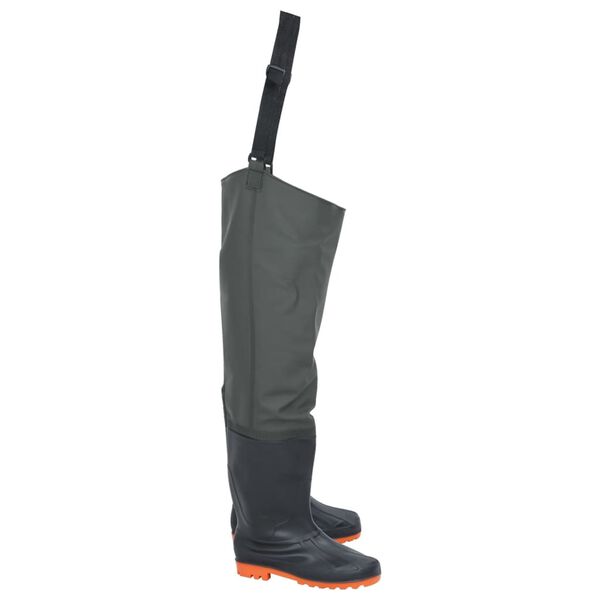 vidaXL Watstiefel Dunkelgrün Gr. 45