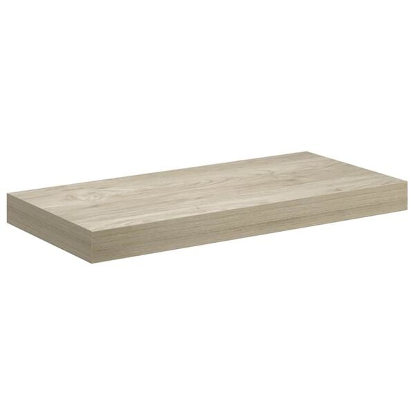 vidaXL Schwebendes Wandregal Eichefarben 50x23x3,8 cm MDF