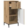 vidaXL Badezimmerschrank mit Speicher Artisan-Eiche 39,5 x 36 x 88 cm