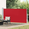 vidaXL Ausziehbare Seitenmarkise 170&times;300 cm Rot