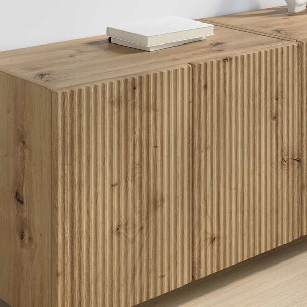 vidaXL TV-Wandschrank Artisan-Eiche 59,5 x 31 x 40 cm Holzwerkstoff