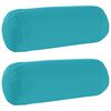 vidaXL Kissenbezug 2 pcs HEERLEN T&uuml;rkis &Oslash; 15 x 40 cm Polyester