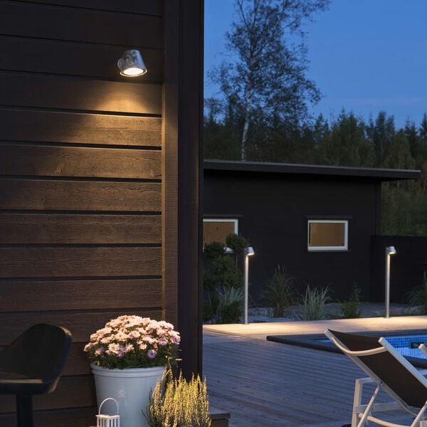 KONSTSMIDE Wandleuchte Trieste Verzinkt