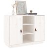 vidaXL Sideboard Wei&szlig; 100x40x75 cm Massivholz Kiefer