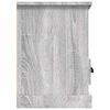 vidaXL TV-Schrank Grau Sonoma 100x35x50 cm Holzwerkstoff