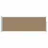 vidaXL Ausziehbares Seitenmarkise Taupe 500 x 100 cm Polyester